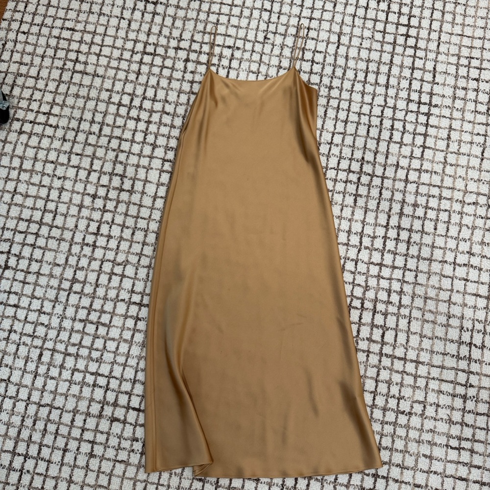 Theory Tan Midi Dress